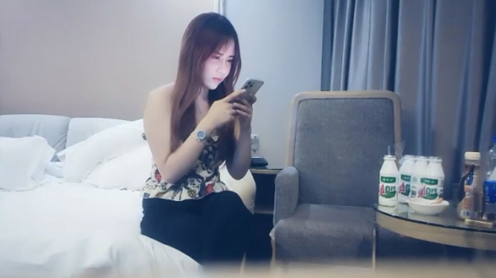 赵总探花-性感黑丝美女。