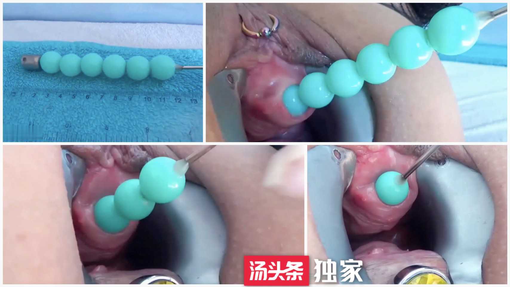 猎奇重口，女奴用11厘米导尿棒抽插尿道，下集-变态