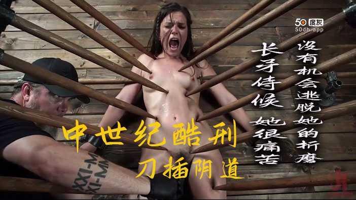 中世纪长矛酷刑之刀插阴道她没办法逃脱惩罚
