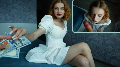 推荐--姐姐想借钱，用精液填满她的嘴巴