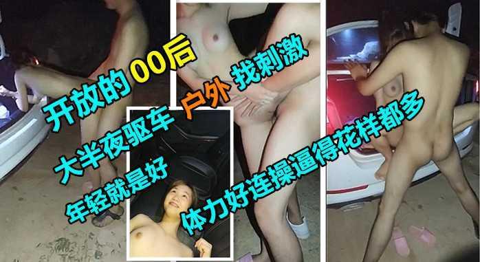 户外车2】玩得很花的零零后半夜车震小美女被各种姿势玩弄