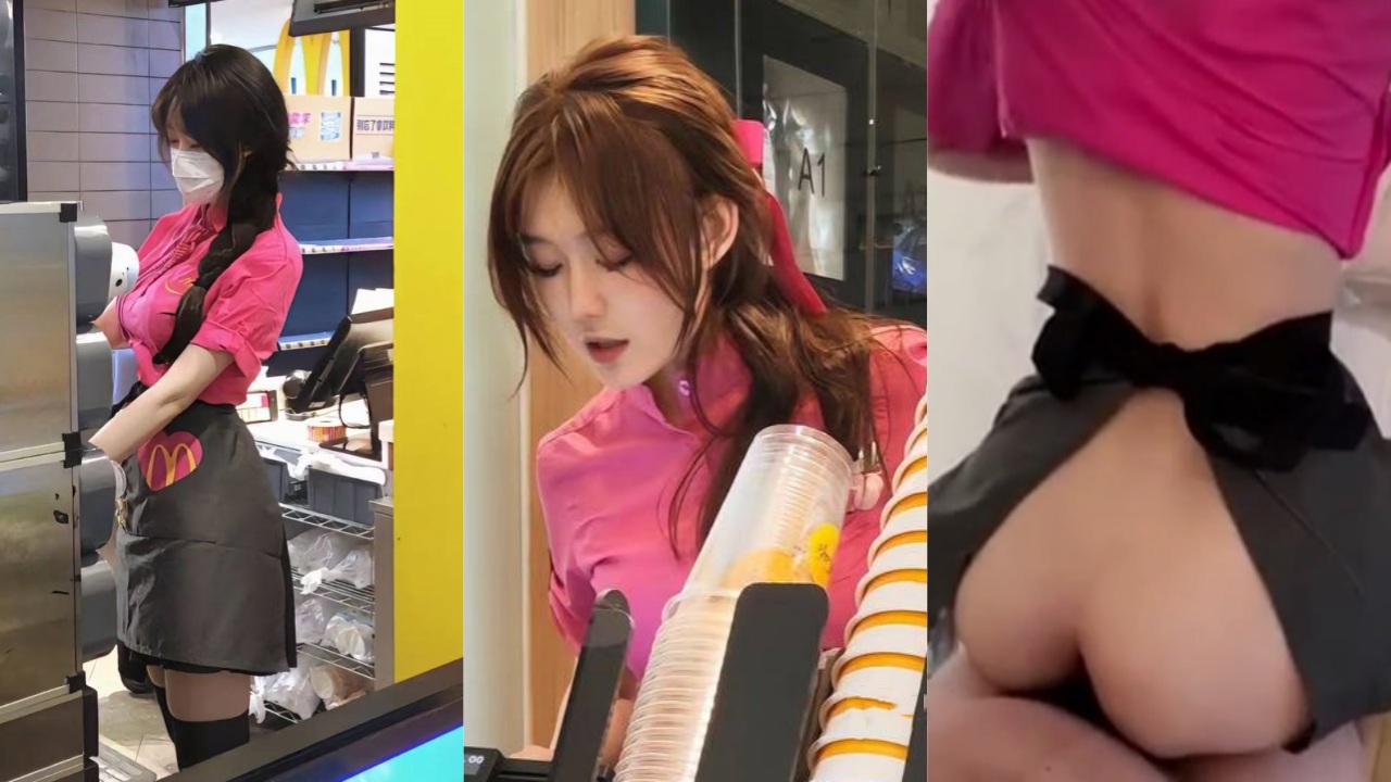 广州麦当劳性感学妹 谁知私下骚得可怕 脱下黑丝高跟任由我干 店内舌吻深喉 请假直奔酒店开房啪啪