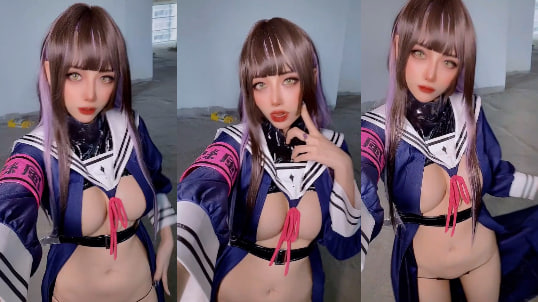 白皙萌妹cos诱惑-原创