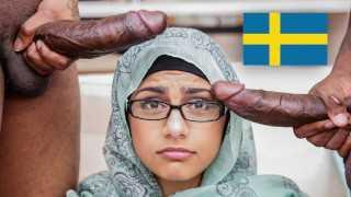 MIA KHALIFA - Min pojkv?n l?ter mig inte ha en trekant, s? jag hade sex med tv? svarta m?n