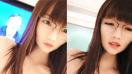 戴眼镜外表斯文妹子直播啪啪，叫声骚，喊着爸爸快一点操我，口爆吞精