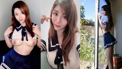 网盘高端泄密流出推特网红极品华高美女疼情期间在寓所和男炮友激情后入爆啪吞精