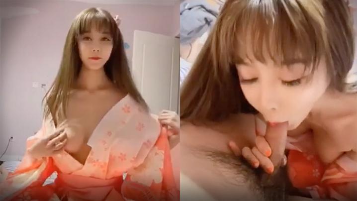 奶子又圆又挺的漂亮小姐姐臣服在粗大肉棒之下