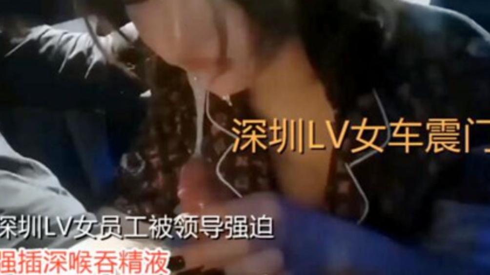 推荐深圳顶级lv女车震门事件完整版拜金女员工被领导潜规则强插