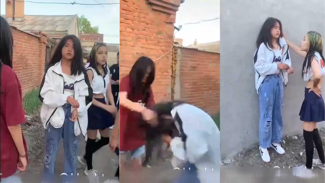 校园霸凌 小太妹反被霸凌!!