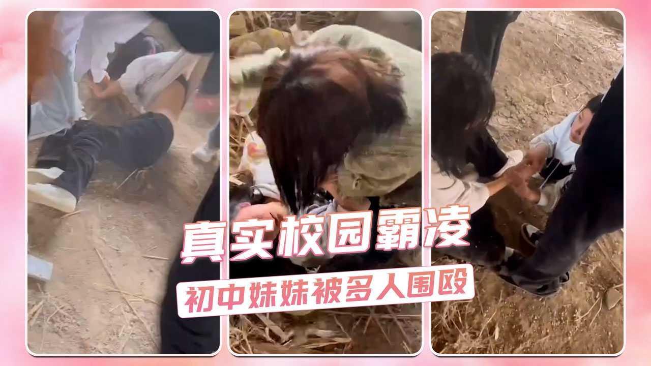 真实校园霸凌  初中妹妹被多人围殴