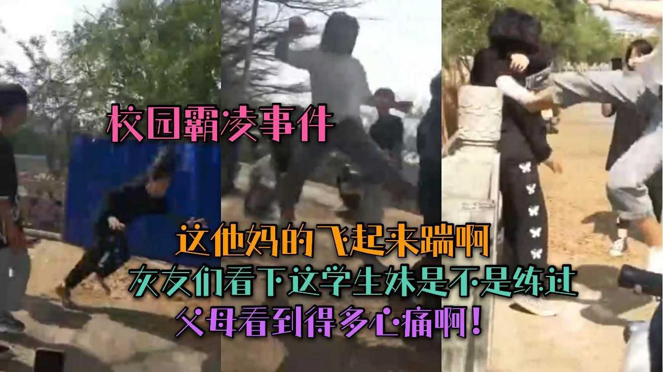 （校园霸凌事件）这他妈太狠了吧飞起来踹啊！看封面就知道有多恶劣了！
