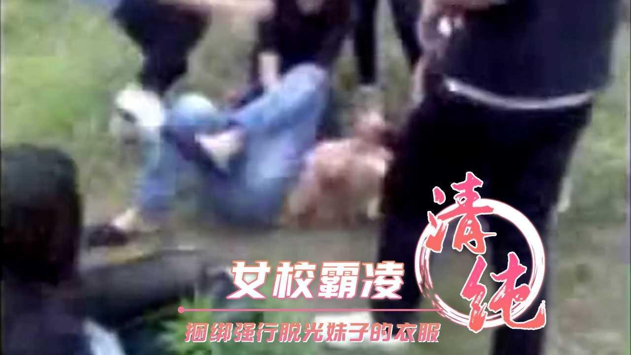 女校霸凌 捆绑强行脱光妹子的衣服
