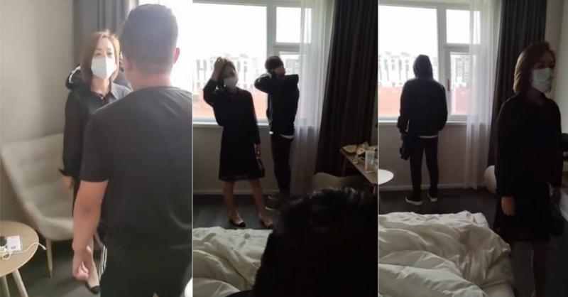 【抓奸】以往更新的都是男人找小三，想不到女人更彪悍xs