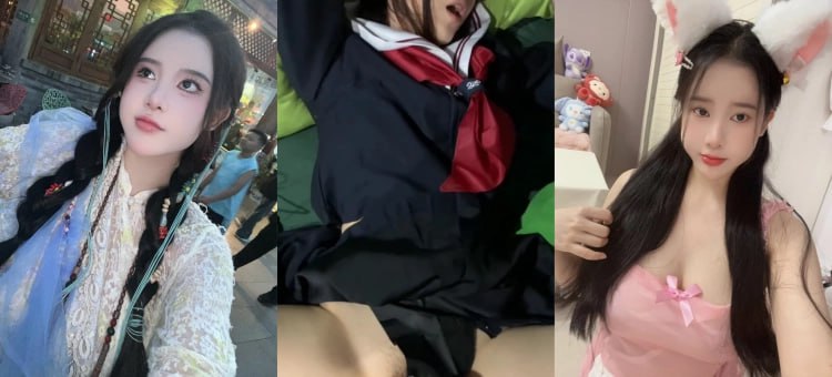 抖音网红小西西 巨乳童颜大叔们的心头肉 穿着校服被金主肆意玩弄