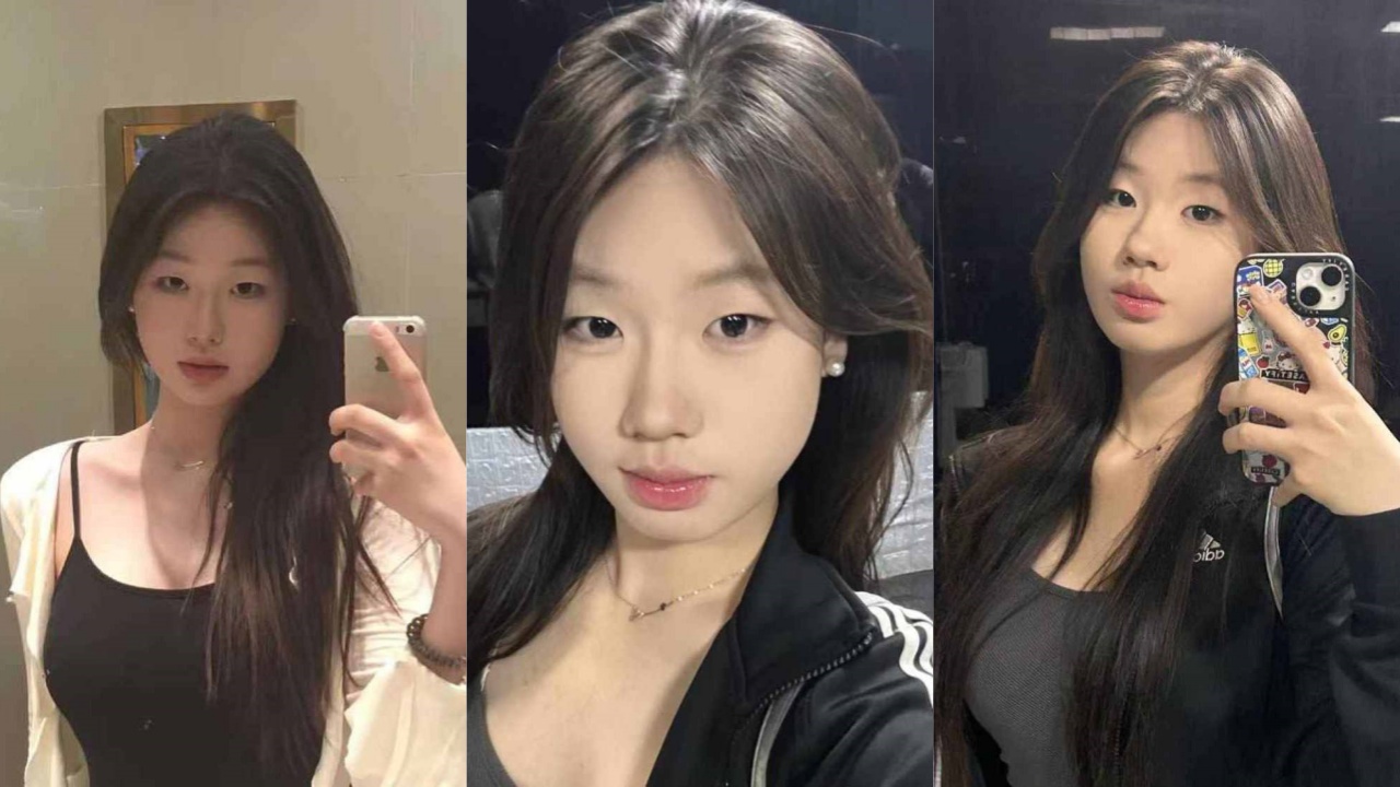 河南20岁骚货【李琦】被爆金主定制风骚视频，穿着黑丝连体情趣内衣大跳骚舞，自慰高潮简直太骚了！