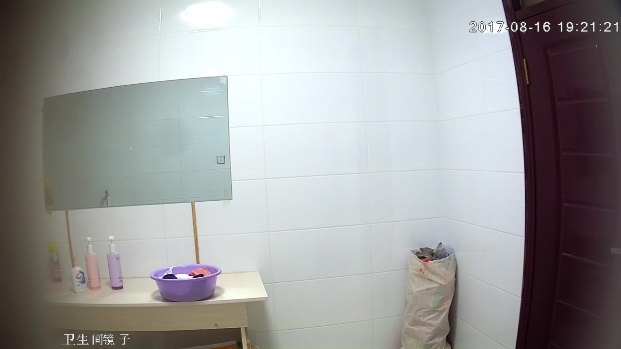 私人小旅馆女子公共卫生间镜子高清TP住客洗澡 刷牙等日常 1