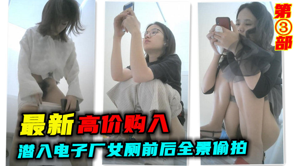 【最新高价购入】第三部！潜入电子厂女厕前后全景偷拍