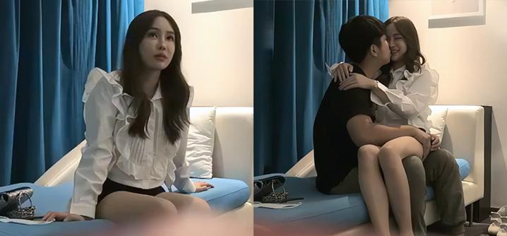 【小宝寻花】大波浪白衣短裤外围，坐在身上舌吻隔着内裤摸逼，近距离拍摄床上舔屌，侧入后入抽插猛操