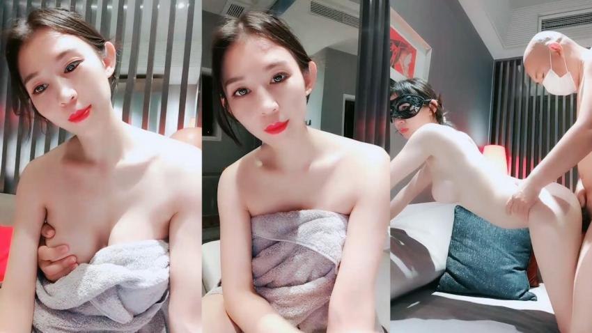 直播 美少妇约战光头男!