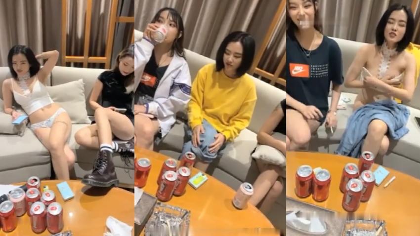 【猛料】划拳脱衣，以一敌三，场面很难控制!